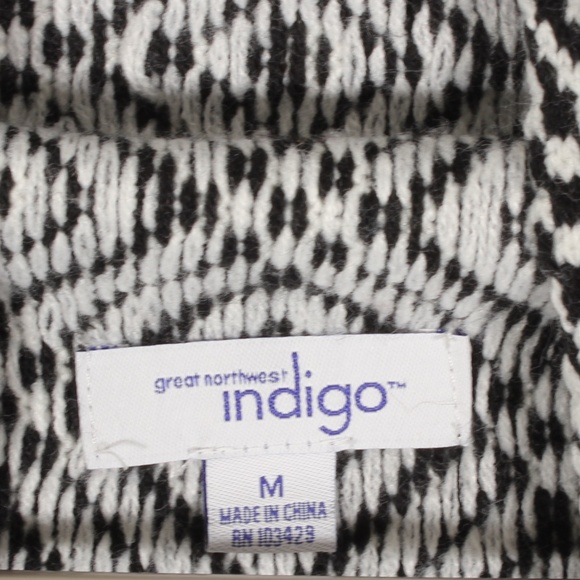 Great Northwest Indigo Womens Boho Cardigan Medium - Picture 2 of 6
